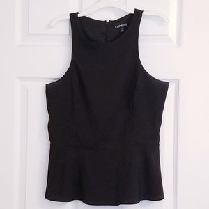 Express Peplum Black top
